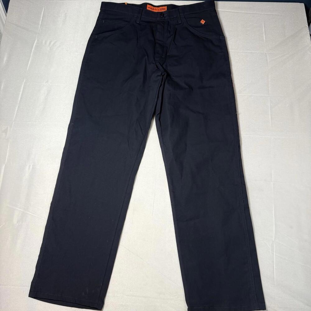 Wrangler FR Jeans Mens 42x31 Cat 2 Blue Riggs Carpenter Fire 2112 Work Pants NWT